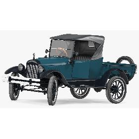 Ford Model T Roadster Pickup Rigged 3D model